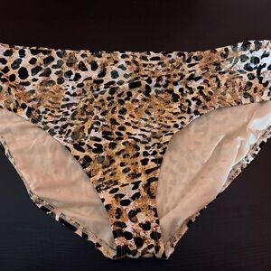 Cheetah Swimsuit Bottoms 24W